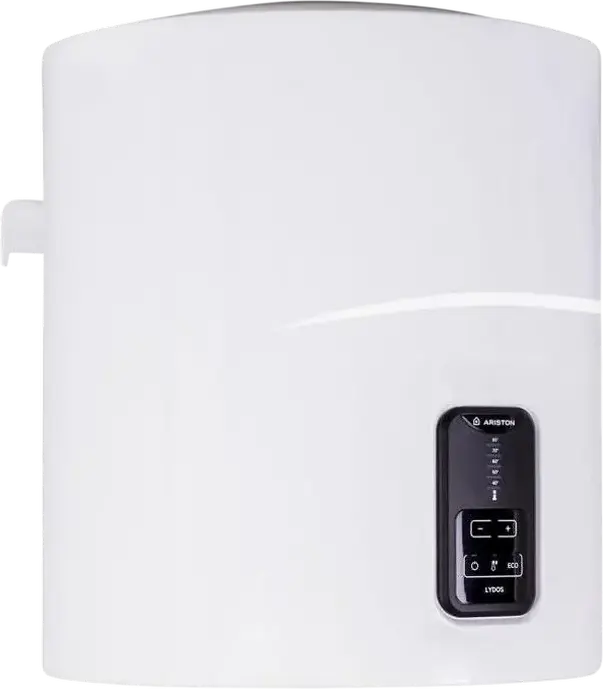 Ariston Lydos Eco Electric Boiler 50L Vertical White Enameled Steel Tank 1800W LED Digital Touch Control ECO Mode