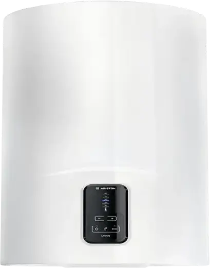 Ariston Lydos Eco Electric Boiler 50L Vertical White Enameled Steel Tank 1800W LED Digital Touch Control ECO Mode