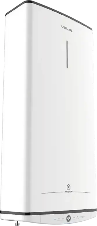 Boiler Electric Ariston Velis Pro 80 EU, 80L, 1500W, Protectie Titan, Afisaj LED, Instalare Verticala sau Orizontala, Alb