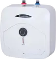 Boiler Electric Ariston Andris R10U PL, Capacitate 10L, Putere 1200W, Instalare Verticala, Rezervor din Otel Emailat, Alb