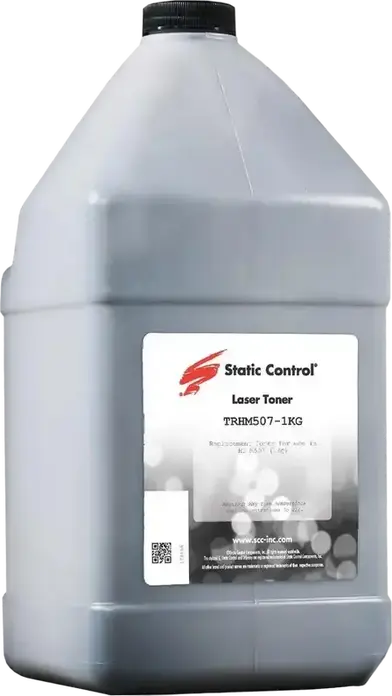 Тонер для лазерной печати Static Control TRHM507-1KG черный, 1 кг для принтеров HP LaserJet Enterprise M507