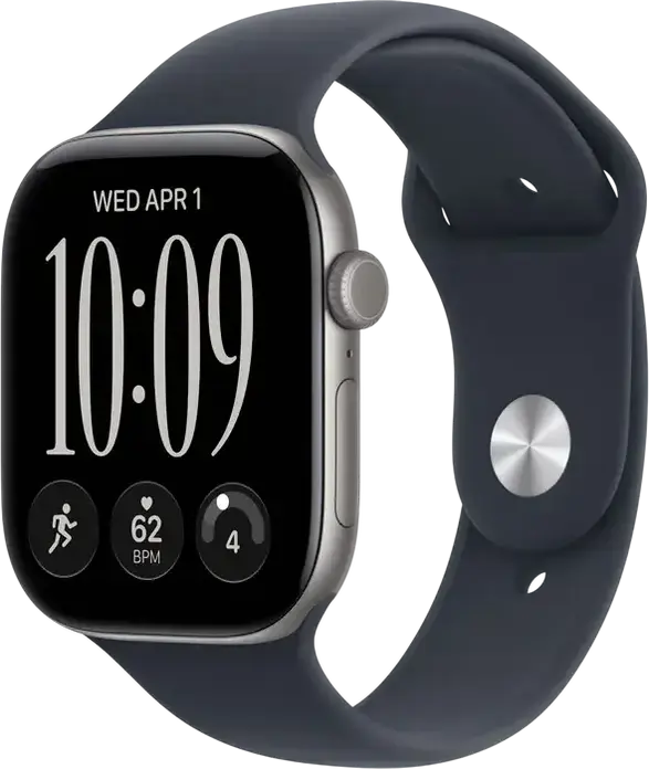 Apple Watch Series 12 GPS MJEH4 Smartwatch, 46mm Aluminium Case, Apple S11 Chip, 64GB, Retina LTPO3 OLED Display, Sapphire Crystal, 5 ATM Water Resistant
