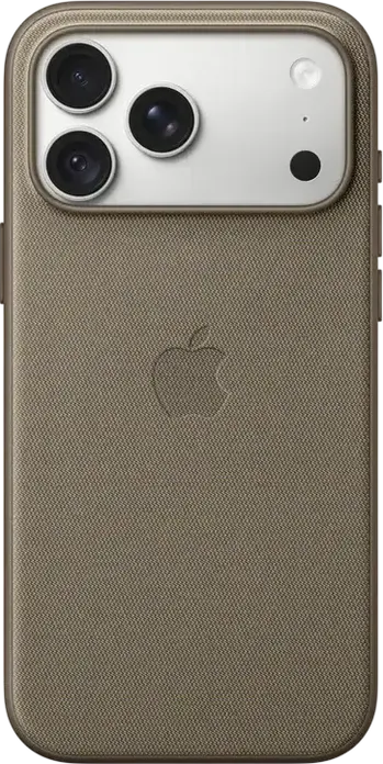 Чехол Apple iPhone 18 Pro Max TechWoven с MagSafe, A3704, цвет Taupe, из технической ткани из переработанного полиэстера, алюминиевые грани, поддержка MagSafe и Qi2 25W