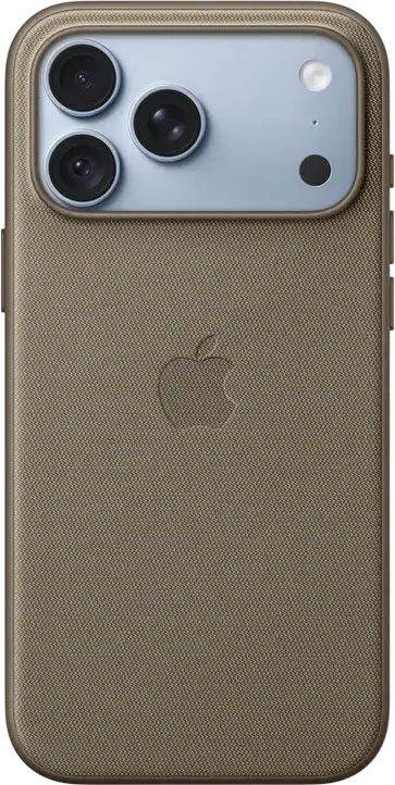 Чехол Apple iPhone 18 Pro Max TechWoven с MagSafe, A3704, цвет Taupe, из технической ткани из переработанного полиэстера, алюминиевые грани, поддержка MagSafe и Qi2 25W