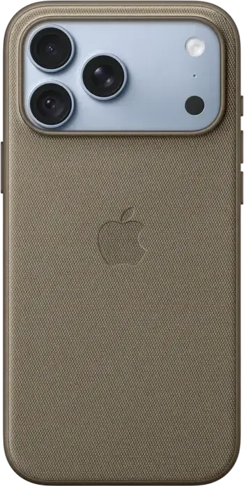 Чехол Apple iPhone 18 Pro Max TechWoven с MagSafe, A3704, цвет Taupe, из технической ткани из переработанного полиэстера, алюминиевые грани, поддержка MagSafe и Qi2 25W