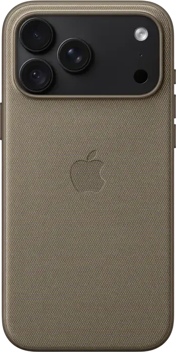Чехол Apple iPhone 18 Pro Max TechWoven с MagSafe, A3704, цвет Taupe, из технической ткани из переработанного полиэстера, алюминиевые грани, поддержка MagSafe и Qi2 25W
