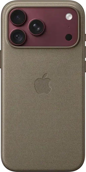 Чехол Apple iPhone 18 Pro Max TechWoven с MagSafe, A3704, цвет Taupe, из технической ткани из переработанного полиэстера, алюминиевые грани, поддержка MagSafe и Qi2 25W