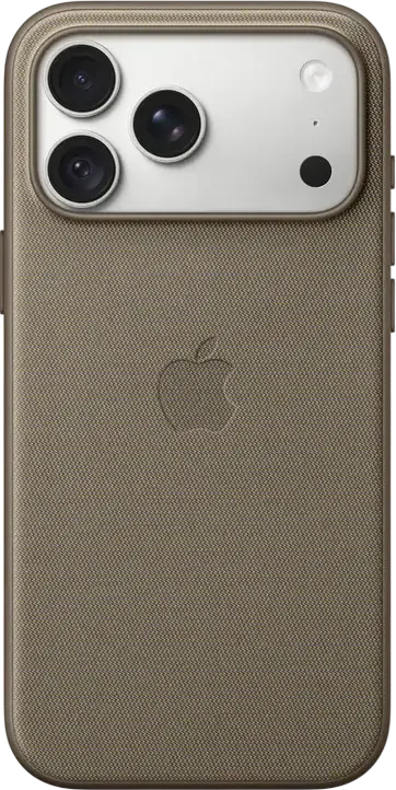 Чехол Apple iPhone 18 Pro Max TechWoven с MagSafe, A3704, цвет Taupe, из технической ткани из переработанного полиэстера, алюминиевые грани, поддержка MagSafe и Qi2 25W