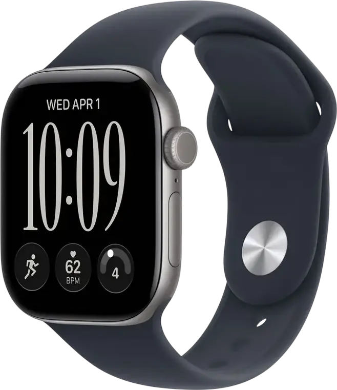 Смарт-часы Apple Watch Series 12 MJE94, алюминиевый корпус 42 мм, чип S11, 64 ГБ, дисплей Retina LTPO3 OLED, сапфировое стекло, GPS, водозащита 5 ATM