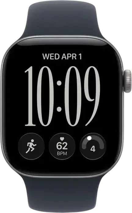 Смарт-часы Apple Watch Series 12 MJE94, алюминиевый корпус 42 мм, чип S11, 64 ГБ, дисплей Retina LTPO3 OLED, сапфировое стекло, GPS, водозащита 5 ATM