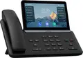 IP-телефон Yealink T88W Pro, сенсорный экран 7 дюймов, Android 13, 16 SIP-аккаунтов, двухдиапазонный Wi-Fi, Bluetooth 5.0, PoE, Gigabit Ethernet, черный