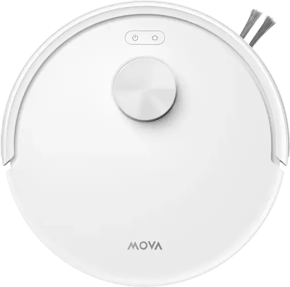 Robot Aspirator si Mop Mova E20s Pro Plus cu Statie de Auto-Golarire, Putere Suctie 13kPa, Evitare Obstacole 3DAdapt, Mapare Laser, Filtru HEPA, Alb