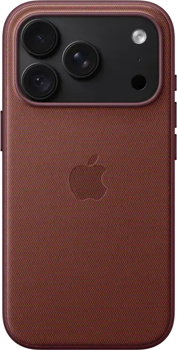Apple iPhone 18 Pro TechWoven Case with MagSafe, Model A3703, Protective TechWoven Material Cover, Burgundy