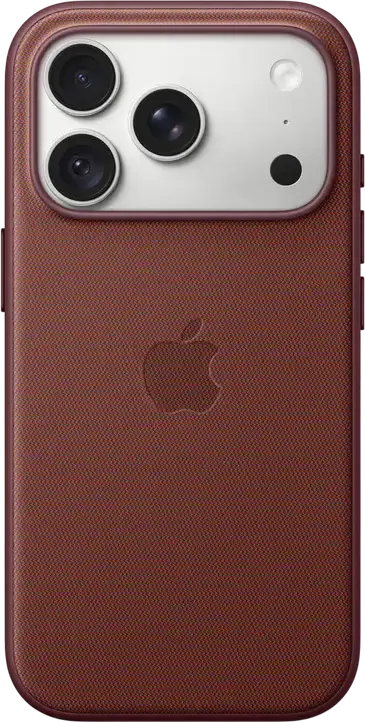 Apple iPhone 18 Pro TechWoven Case with MagSafe, Model A3703, Protective TechWoven Material Cover, Burgundy