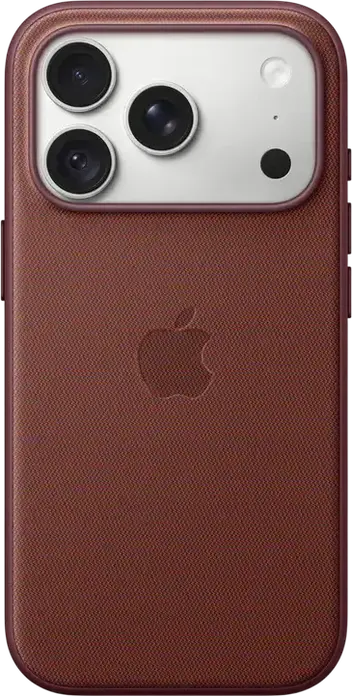 Apple iPhone 18 Pro TechWoven Case with MagSafe, Model A3703, Protective TechWoven Material Cover, Burgundy
