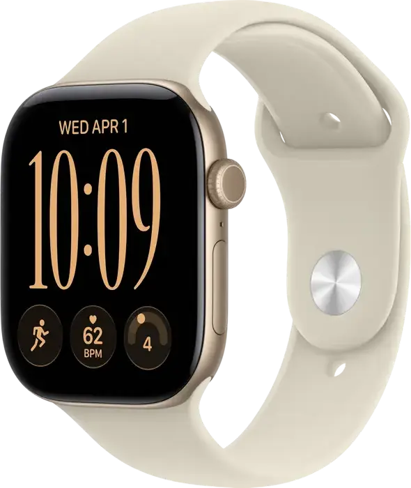 Смарт-часы Apple Watch Series 12 MJEP4, алюминиевый корпус 46 мм, чип S11, 64 ГБ, дисплей Retina LTPO3 OLED, GPS, водозащита 5 ATM, спортивный ремешок