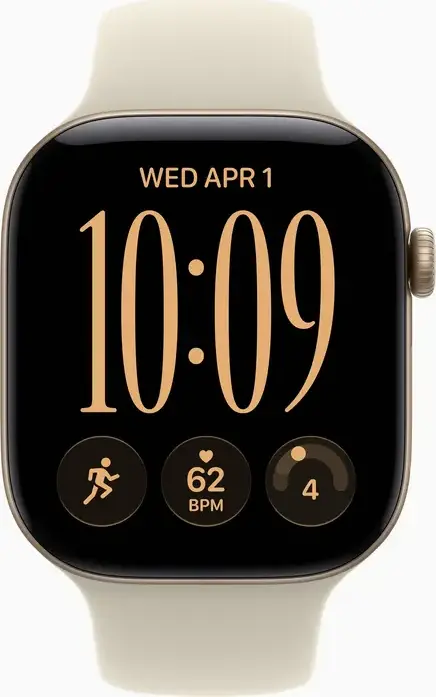 Смарт-часы Apple Watch Series 12 MJEP4, алюминиевый корпус 46 мм, чип S11, 64 ГБ, дисплей Retina LTPO3 OLED, GPS, водозащита 5 ATM, спортивный ремешок
