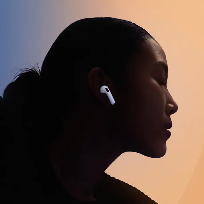 Apple AirPods 5 Wireless In-Ear Headphones with Wireless Charging Case, A3439 A3440 A3529, Bluetooth 5.3, IP57, Noise Reduction, White