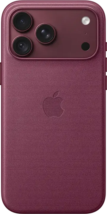 Apple iPhone 18 Pro Max TechWoven Case with MagSafe, Mulberry, A3704, Recycled Polyester Technical Woven Fabric, Aluminum Edges, MagSafe and Qi2 25W Charging Support