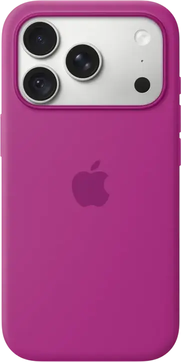 Husa Apple iPhone 18 Pro din Silicone cu MagSafe, Magenta, A3701, Material Silicone, Magneti integrati pentru incarcare rapida wireless, Compatibila Qi2 25W