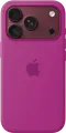 Husa Apple iPhone 18 Pro din Silicone cu MagSafe, Magenta, A3701, Material Silicone, Magneti integrati pentru incarcare rapida wireless, Compatibila Qi2 25W
