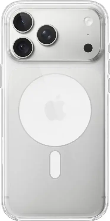 Apple iPhone 18 Pro Max Clear Case with MagSafe A3730, Transparent Polycarbonate Protective Cover, Qi2 25W and Qi Certified Charger Compatible