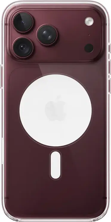Apple iPhone 18 Pro Max Clear Case with MagSafe A3730, Transparent Polycarbonate Protective Cover, Qi2 25W and Qi Certified Charger Compatible