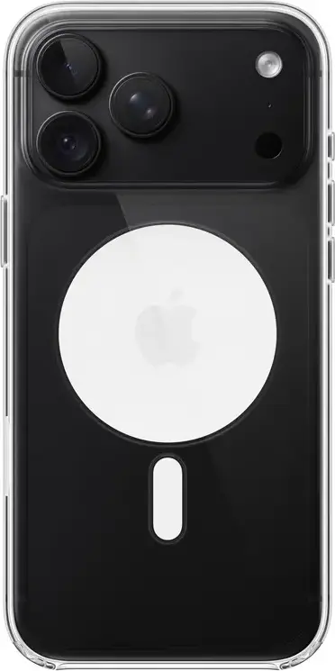 Apple iPhone 18 Pro Max Clear Case with MagSafe A3730, Transparent Polycarbonate Protective Cover, Qi2 25W and Qi Certified Charger Compatible