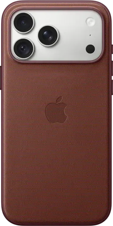 Apple iPhone 18 Pro Max TechWoven Case with MagSafe, Burgundy, A3704, Recycled Polyester Technical Woven Fabric, Aluminum Edges, MagSafe and Qi2 25W Charging Support