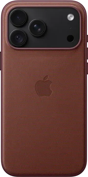 Apple iPhone 18 Pro Max TechWoven Case with MagSafe, Burgundy, A3704, Recycled Polyester Technical Woven Fabric, Aluminum Edges, MagSafe and Qi2 25W Charging Support
