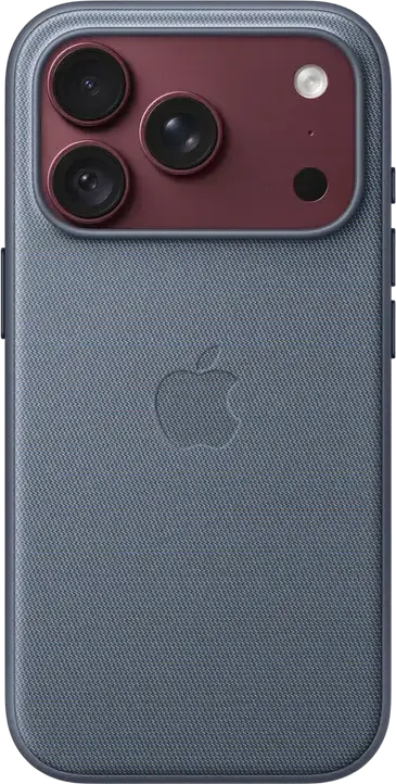 Apple iPhone 18 Pro TechWoven Case with MagSafe, Model A3703, Protective TechWoven Material Cover, Chambray Blue