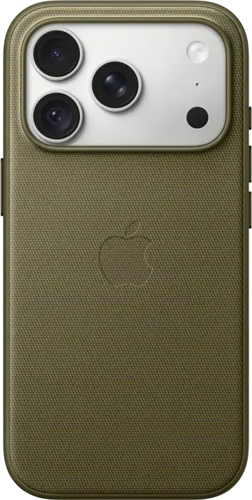 Apple iPhone 18 Pro TechWoven Case with MagSafe, Model A3703, Protective TechWoven Material Cover, Olive
