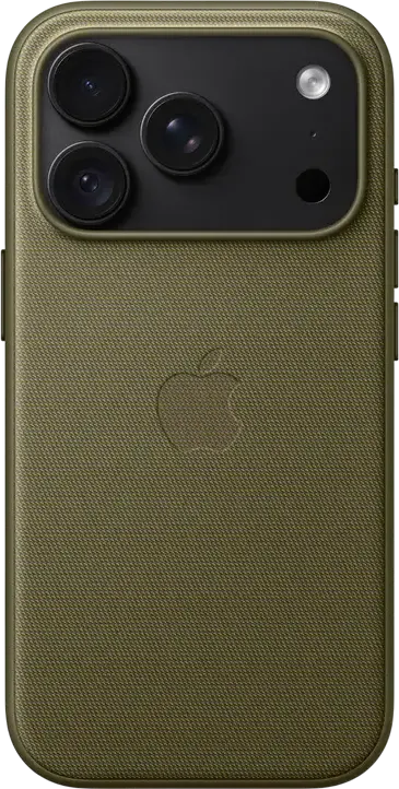 Apple iPhone 18 Pro TechWoven Case with MagSafe, Model A3703, Protective TechWoven Material Cover, Olive