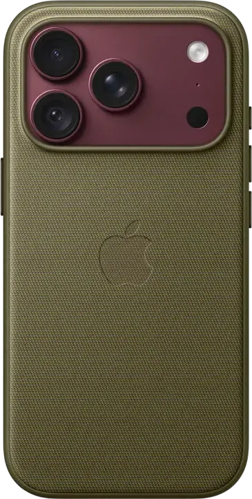 Apple iPhone 18 Pro TechWoven Case with MagSafe, Model A3703, Protective TechWoven Material Cover, Olive