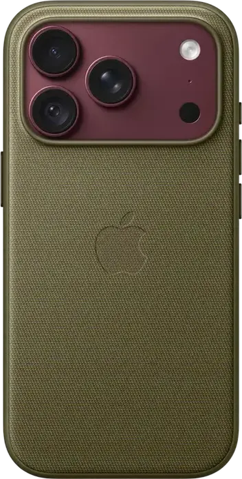 Apple iPhone 18 Pro TechWoven Case with MagSafe, Model A3703, Protective TechWoven Material Cover, Olive