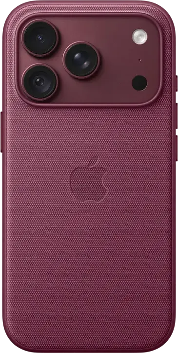 Husa Apple iPhone 18 Pro TechWoven cu MagSafe, Model A3703, Protectie din Material TechWoven, Mulberry