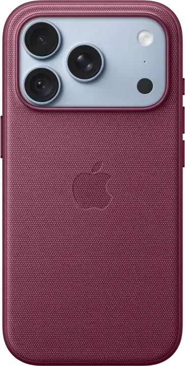 Husa Apple iPhone 18 Pro TechWoven cu MagSafe, Model A3703, Protectie din Material TechWoven, Mulberry