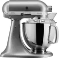 Mixer staționar KitchenAid 5KSM95PSECU Planetar, Bol Inox 4.3L, 250W, 10 Viteze, Cap Basculant, Carcasă Metal, Set de 4 Accesorii, Gri