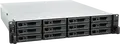 Synology RS2423RP+II 12-Bay RackStation NAS, AMD Ryzen V1780B 3.35 GHz, 8GB DDR4 ECC RAM, 10GbE LAN, PCIe Gen3 Slot, Silver