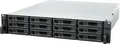 Synology RS2423RP+II 12-Bay RackStation NAS, AMD Ryzen V1780B 3.35 GHz, 8GB DDR4 ECC RAM, 10GbE LAN, PCIe Gen3 Slot, Silver
