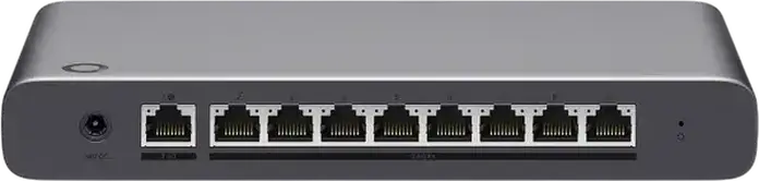 TP-Link Omada Fusion 2.5G PoE 3-в-1 VPN-маршрутизатор, шлюз и контроллер, 4-ядерный CPU, 2ГБ DDR4, 9 портов 2.5G, 8x PoE+ 110Вт, сенсорный экран 3.69", серый