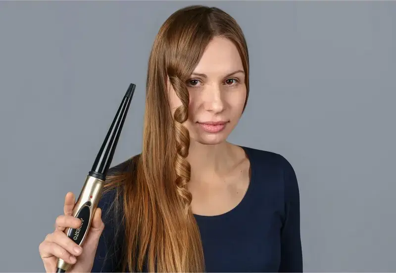 Ardesto HC-705 Conic Hair Curler, 30W Ceramic Coating, Max 200°C Heating, Indicator Light, 1.8m Cable