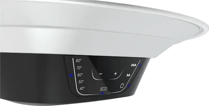Ariston Pro1 Eco MULTIS 50 Dry Electric Water Heater, 50L Capacity, 1800W, Enamel Coating, Vertical or Horizontal Installation, White