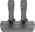 Pedale de simulare MOZA SRP2, Pedale Duble din Otel cu Load Cell Hibrid 0-100kg si Senzor de Unghi de 15-bit, Negru, Windows