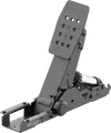 Pedale de simulare MOZA SRP2, Pedale Duble din Otel cu Load Cell Hibrid 0-100kg si Senzor de Unghi de 15-bit, Negru, Windows