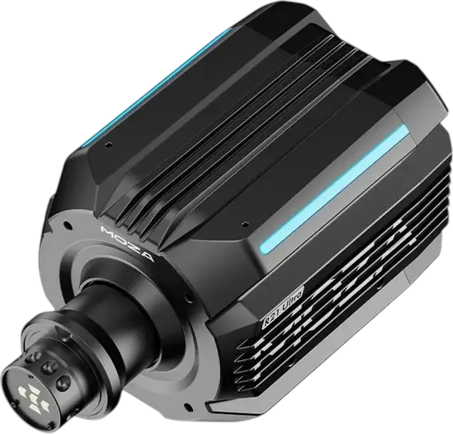 База руля Direct Drive MOZA R21 Ultra для ПК, крутящий момент 21 Нм, 21-битный магнитный энкодер, корпус из алюминиевого сплава, RGB-подсветка, черный