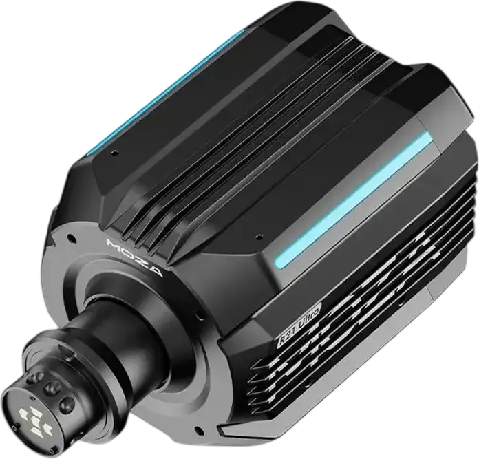 База руля Direct Drive MOZA R21 Ultra для ПК, крутящий момент 21 Нм, 21-битный магнитный энкодер, корпус из алюминиевого сплава, RGB-подсветка, черный