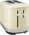 Тостер KitchenAid 5KMT2109EAC на 2 широких слота, 980 Вт, цвет Almond Cream, 7 уровней обжарки, функции разморозки, разогрева и режим для бейглов
