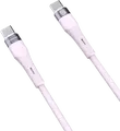 Кабель Nillkin Flowspeed USB-C - USB-C 60Вт Power Delivery 2.4А 1.2м из жидкого силикона, гибкий, износостойкий, алюминиевый сплав, Цвет: Фиолетовый