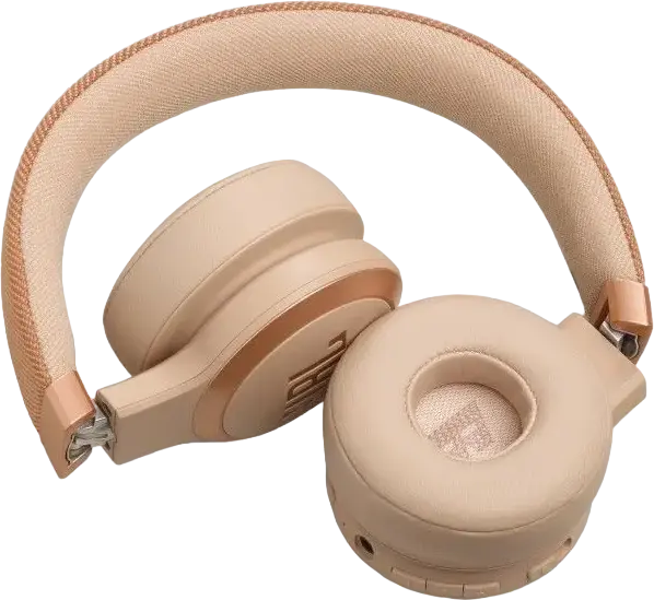 Беспроводные полноразмерные закрытые наушники JBL LIVE 670NC, адаптивное шумоподавление ANC, Bluetooth 5.3, аккумулятор 65ч, Spatial Sound, цвет Sand